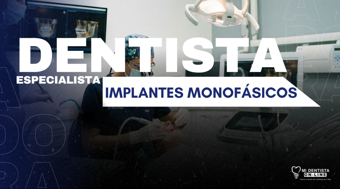 Dentista especialista en implantes dentales